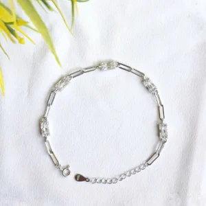 chain link bracelet 925 sterling silver